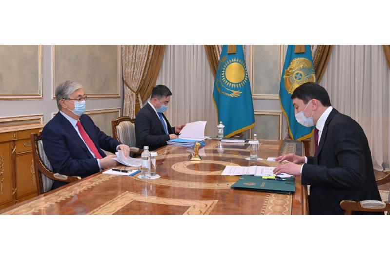 Президент Энергетика министрі Мағзұм Мырзағалиевті қабылдады