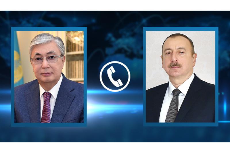Тоқаев 60 жасқа толған Әзербайжан Президенті Ильхам Әлиевті құттықтады